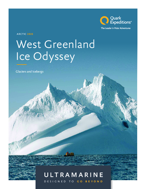 Quark Expeditions Ultramarine West Greenland Ice Odyssey Glaciers And Icebergs 2025